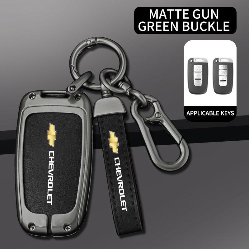 Multiple Colors Luxury Car KeyChain Genuine Leather Key Chain For Chevrolet Cruze Spark Captiva Suburban Camaro Malibu Silverado