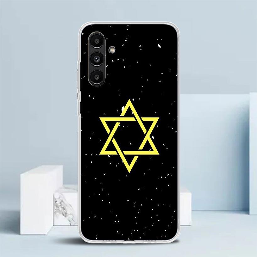 David Jewish Star Symbol Phone Case For Samsung Galaxy A17 A37 A57 A16 A15 A14 A13 A56 A55 A54 A53 A36 A35 A34 A33 A26 A25 A24 A