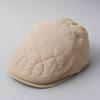 Reck Hatter Quilted Hunting Sizes All Beige Men's Cap, Nylon, Available, Spring, Summer, Autumn, Winter, Seasons, RH-406,