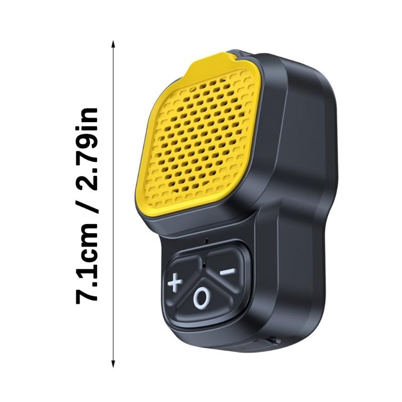 Wearable Bluetooth-compatible Speaker Clip On Mini Portable Speaker Waterproof Microphone for Music Call Speaker