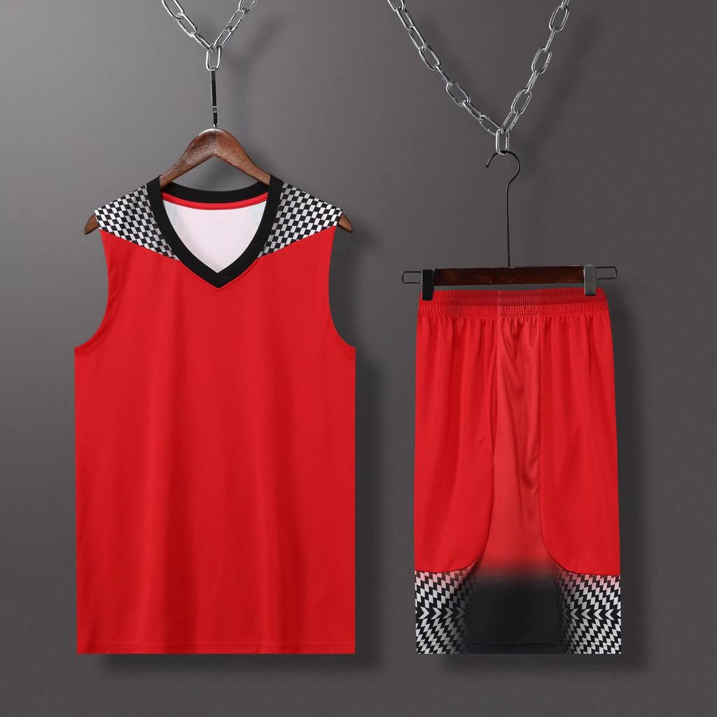 Basketball-Anzug, Druck für männliche und weibliche Schüler, Teamuniform, Basketball-Anzug, Spieltraining, Sportweste, Trenddruck