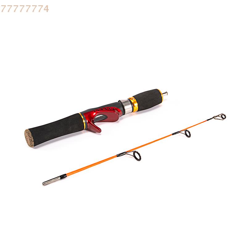 Ice Fishing Rod Winter Ice Fishing Rod Set Double Tips Spinning Pole Fishing Tackle Gear for Cold Weather Angling