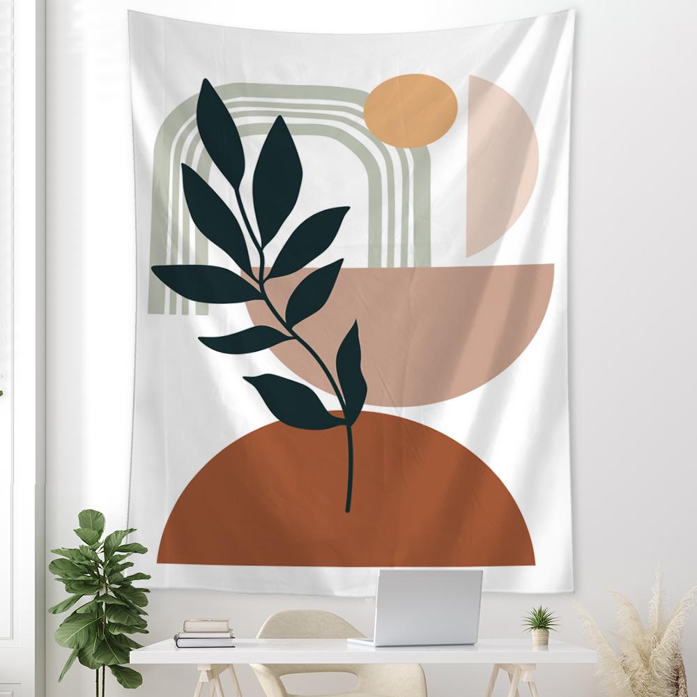 

Абстрактная иллюстрация гобелен настенный гобелен колдовство таинственный минималистский хиппи фон ткань домашний декор 95x70cm