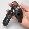 Carbon Fiber Car Keychain Key Ring Anti-Loss Keyring For Porsche Panamera Cayenne 911 718 Taycan Macan Carrera-GT 944 918-Spyder