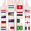 New 2026 World Cup Flag Temporary Tattoo Sticker International Sports Event Temporary Face Tattoo Sticker