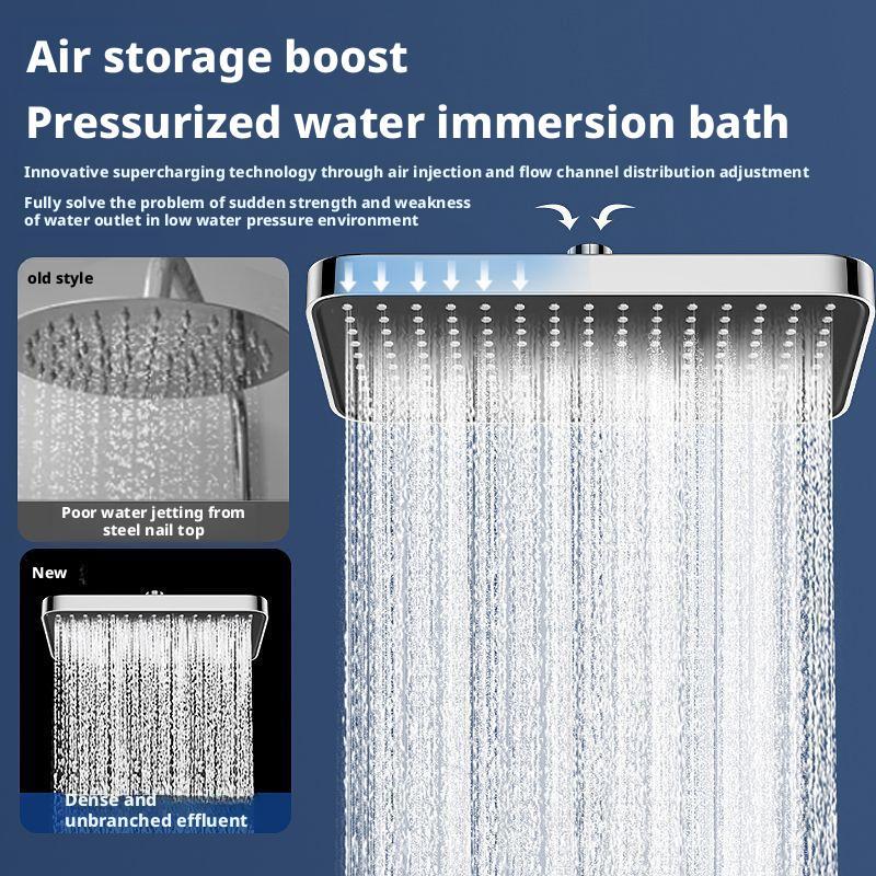 Top Spray Pressurized Shower Shower Head Large Flow Shower Shower Top Spray Bathroom Large Shower Showerhead