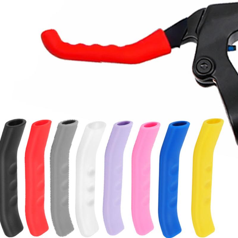 Bicycle Accessories Brake Lever Red Silicone Protector for Scooter Bike Levers Cover