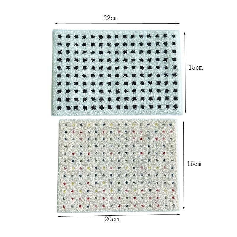 1:12 Dollhouse Miniature Plush Carpet Fluffy Mat Model Photography Prop Kids Pretend Play Toys Doll House Mini Decoration Gifts