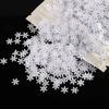 20PCS   Glitter Christmas Snowflake Sequins – Sparkling Confetti for Holiday Party Home Xmas Tree Decoration Crafts