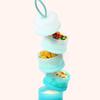 Milk Powder Dispenser 3 Layers Stackable Portable Snack Food Storage   Container for Outdoor Travel