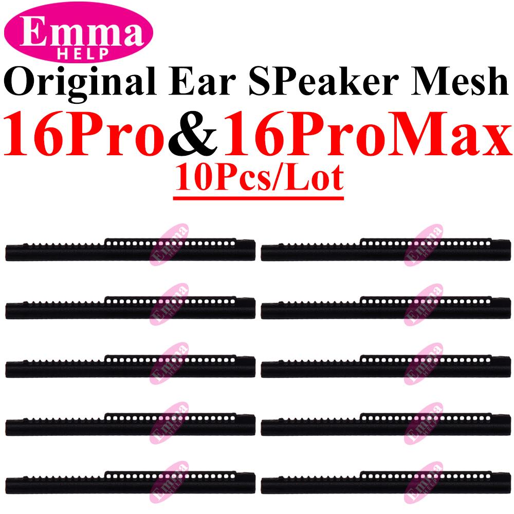 10Pcs A+ Earpiece Mesh for iPhone 14 13 12 11 Pro XR X XS Max Anti Dust Adhesive Sticker Receiver Net Double Speaker Tape