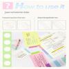 Pearl Loose Leaf Hole Guard Stickers Self-Adhesive Waterproof Perfect for Planner Scrapbooking Binder Notebook School Office Use