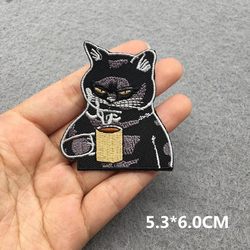 Embroidered Patches On Clothes Punk Patches For Clothing Diy Skull Stripes Stickers Cartoon Patches Appliques Badges