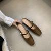 2025 Summer Cover Toe Women Muels Slippers Shoes Fashion Shallow Slip On Street Style Flats Slides Shoes