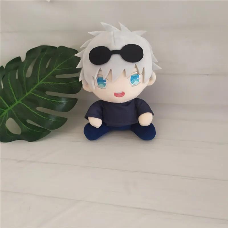 20cm Jujutsu Kaisen Gojo Satoru Plüschtier Niedliches Weiches Kuschelkissen Geburtstagsgeschenk Für Anime-Fans