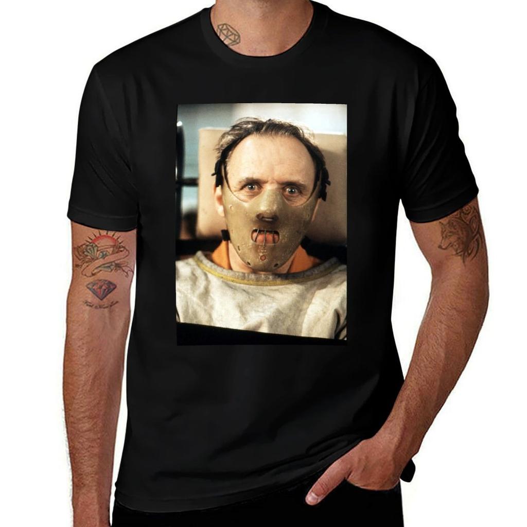 Hannibal Lecter T-Shirt Anime T-Shirt T-Shirts für Herren Grafik Vintage T-Shirt