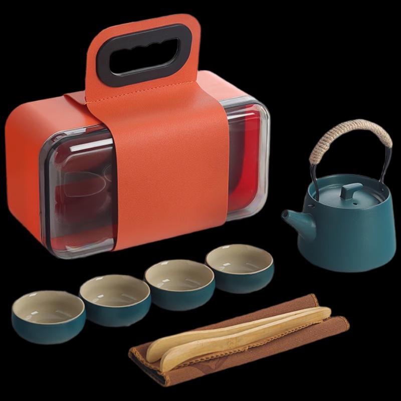 

ShengJia Portable Travel Ceramic Tea Set