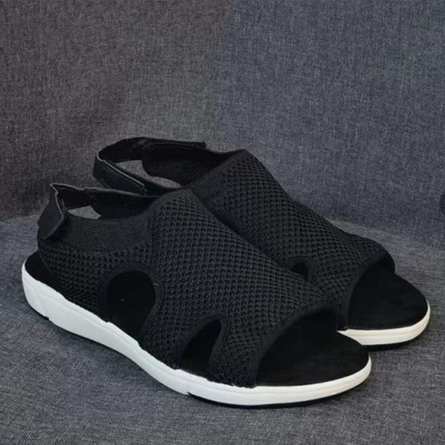 Damsandaler Andningsbara Mesh Sommarskor För Kvinnor Flats Damsandaler Mjuka Ortopediska Damskor Chaussure Femme