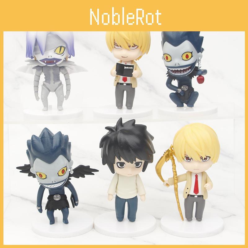 Premium 10cm Death Note Action Figures L Light Ryuk Rem Pvc Collectible Figurines