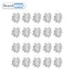 20PCS Funny Big Santa Beard Costume Fake White Beard Christmas Santa Claus Cosplay Accessories for Kids Adults Xmas Party Supply