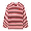 CDG Play T-Shirts Unisex Crew Neck Moderate AZ-T164-051-4