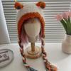 Fashion Quirky Handmade Cartoon Cute Snail Plush Ears Wool Cap Female Winter Warm Ear Protection Cap Autumn and Winter