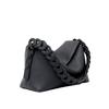 Small Woven Pillow Bag Genuine Leather Versatile Handbag Commuting Shoulder Large Capacity Simple Crossbody