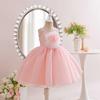 Baby Girl's 1st Birthday Princess Dress with 3D Flowers - Evening Gown & Costume