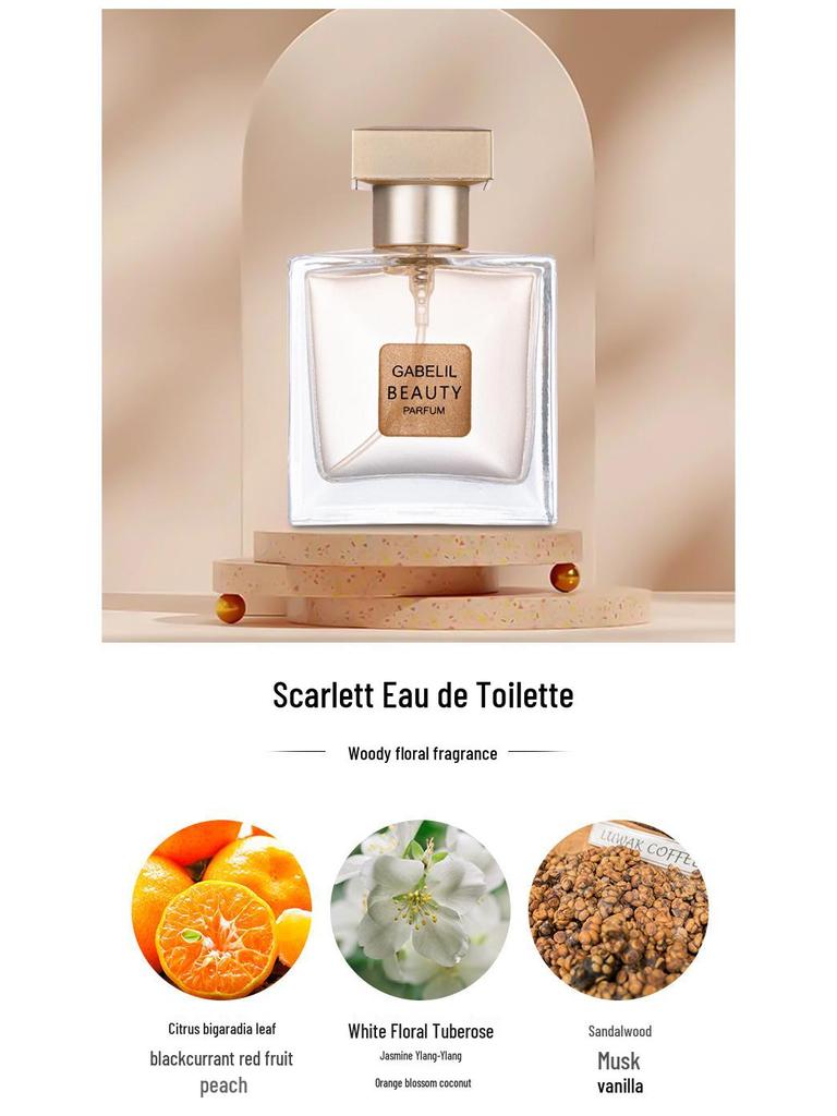 Fresh, Long-Lasting Women's Perfume Gift Box: Black Opium Four-Piece Set