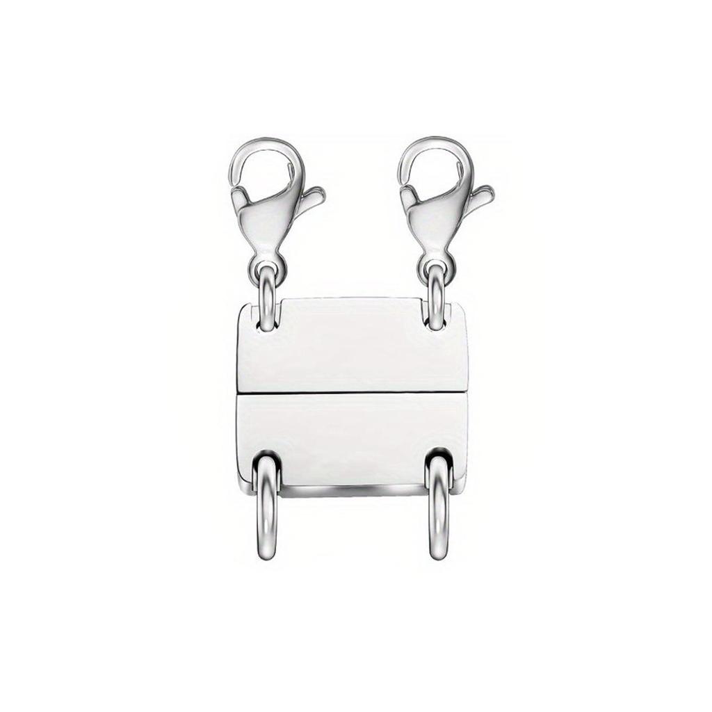 Layered Necklace Magnetic Buckle with Lobster Clasp | Multi-hole Stacking Finishing Accessory