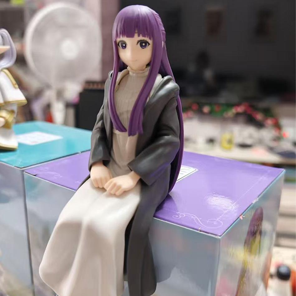 Anime Frieren Beyond Journey'S End Fern Sitting Figure Pvc Statue Collectible Model Desktop Decor Gift