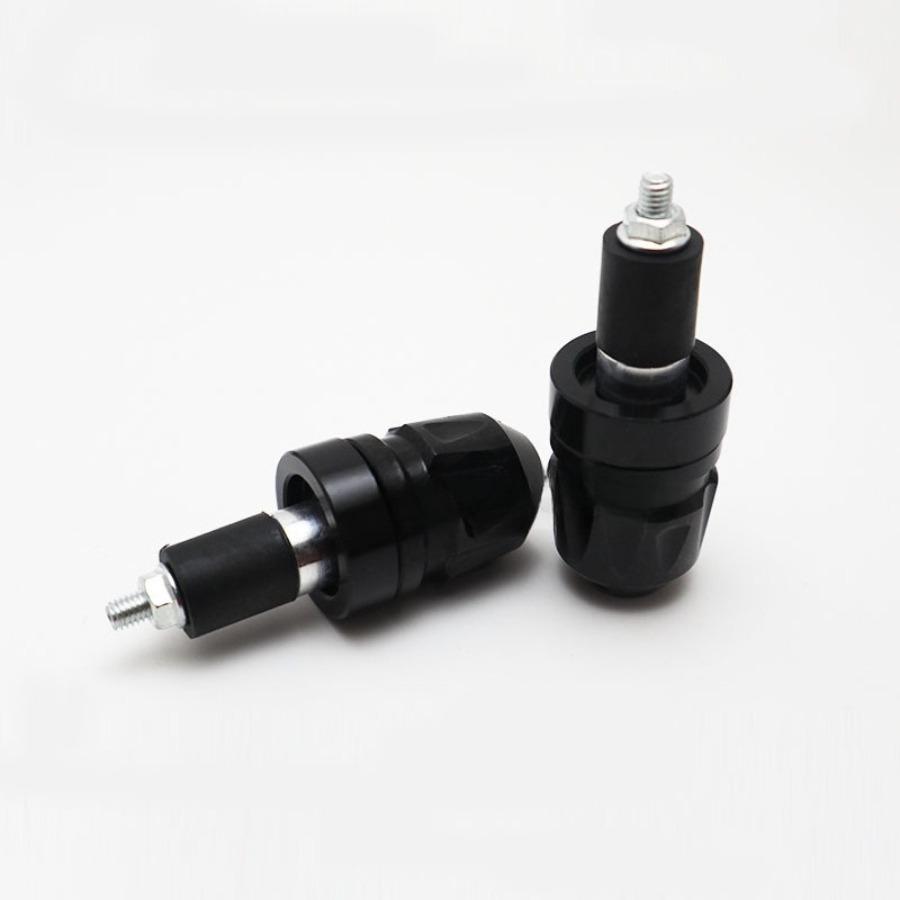 

Vibrant Aluminum Motorcycle Handlebar Plugs - Balancing End Caps for Scooter Grips чёрный