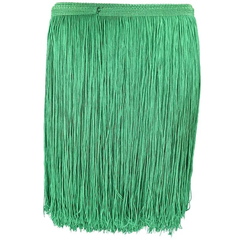 10yard/lot 15cm/20cm/30cm Polyester Tassel Lace Fringe Trimming Latin Dance Clothing Accessories DIY Curtain Decoration JK142
