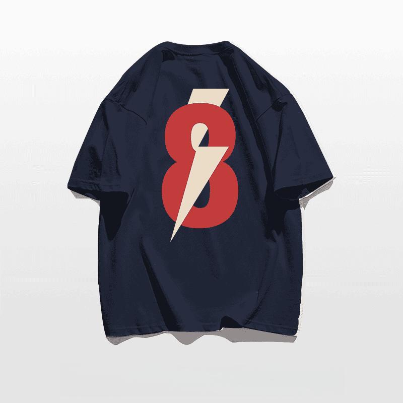 2026 Summer New Printed Cotton Short Sleeve Tshirt Loose Round Neck Breathable Casual Fashion Hip Hop Street Mens Clothing