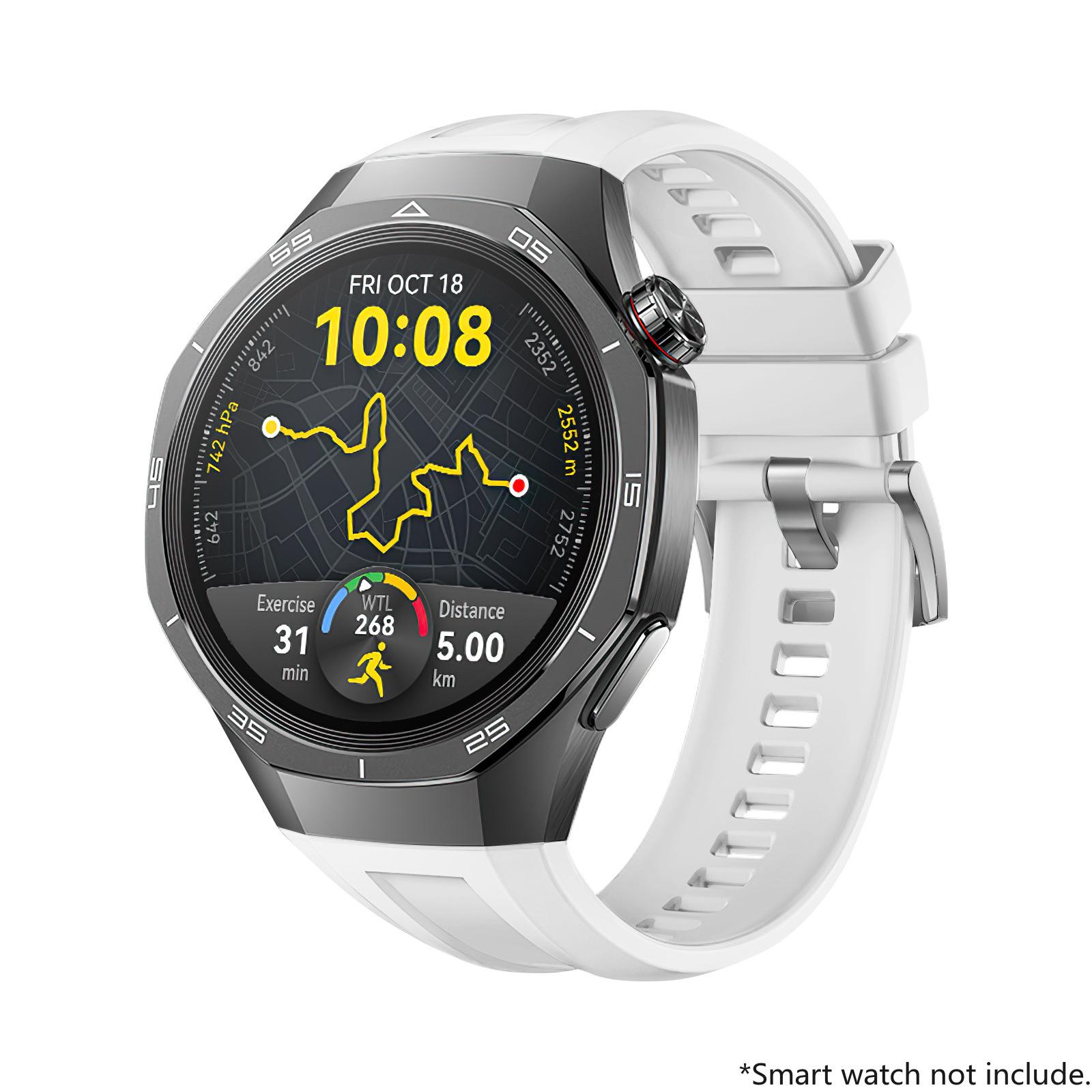 

Силіконовий ремінець для Huawei Watch GT 6 Pro 46мм Спортивний браслет для Huawei GT6 GT6Pro GT5 GT5Pro GT4 GT3 Браслет 22мм Ремінець для годинника For GT6 Pro 46mm