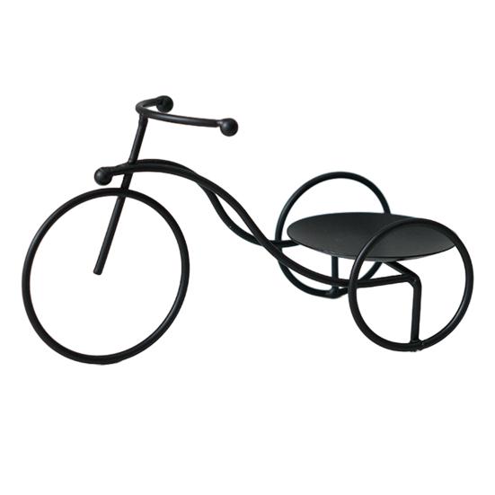 Fresh Color Candle Holder Creative Bicycle Holder, Iron Art Compact Candlestick, Aromatherapy Scented Stick Display for Bathroom Sink Bedroom Bedside