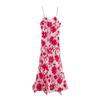 European and American Style, New Women's Clothing, Foreign Style, Printed Underwear-style Midi Dress 3897116