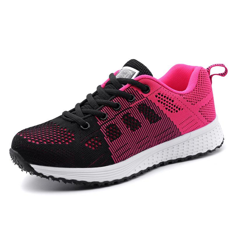

Feizhi Women s Shoes Spring and Summer Breathable Running Shoes Trend Korean Style Flat Sneakers Casual Shoes 35