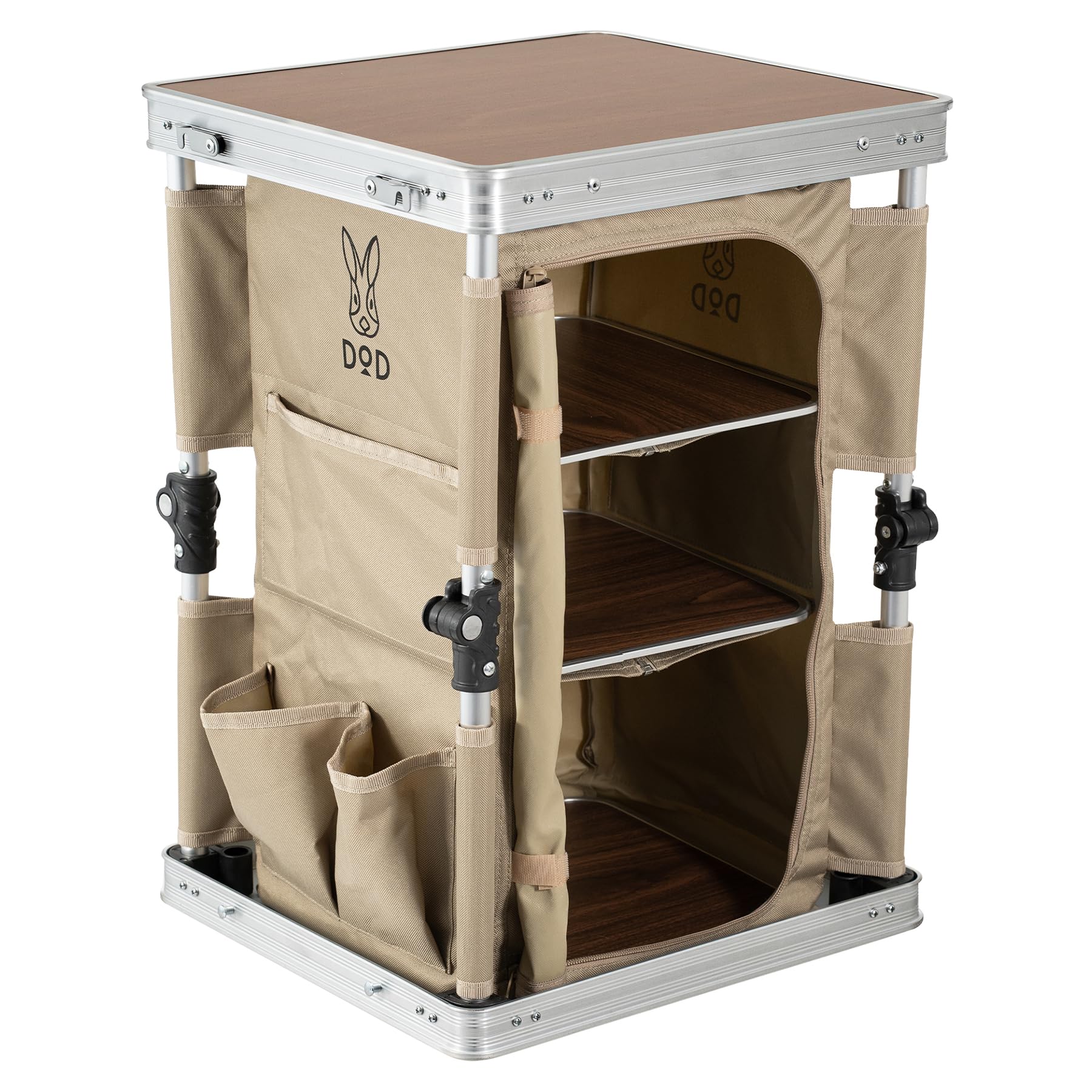 

DOD Coconimo Rack Easy to Carry 3 Tier Folding Storage Shelf Rack TB1-071-TN
