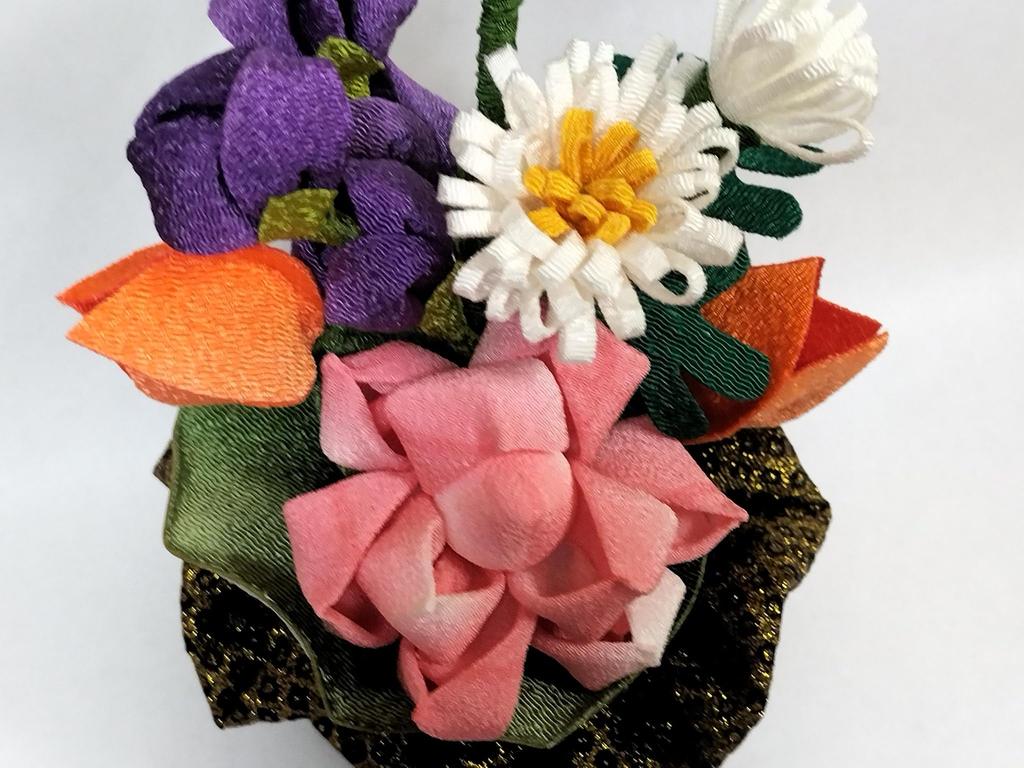 Takara Chirimen Handarbeiten Blumenarrangement-Set