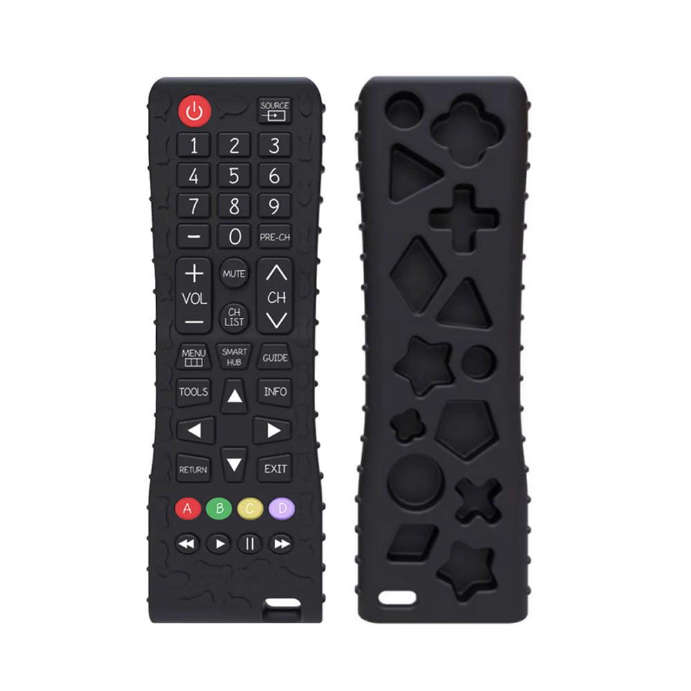 Silicone Teether Remote Control Toy for Babies 6+ Months