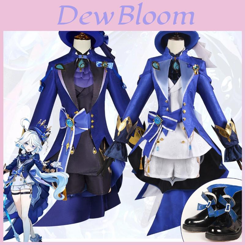 Costume de Cosplay Original Genshin Impact Fucha Carlos Tissu Polyester Style Français Thème Vintage