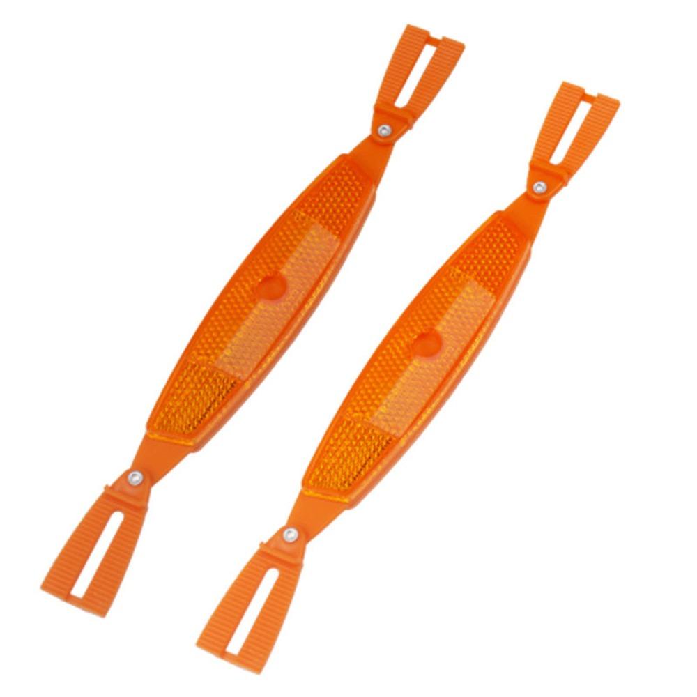 1 Pair ABS Bicycle Wheel Reflectors Warning Cycling Reflector Bike Spoke Reflectors  Night Riding