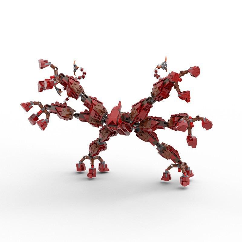 MOC Mind Flayer Monster Bausteine Set Für Strangered Modell Vecna Uhr Figuren Eleven Van Steine Puzzle DIY Spielzeug Kindergeschenke
