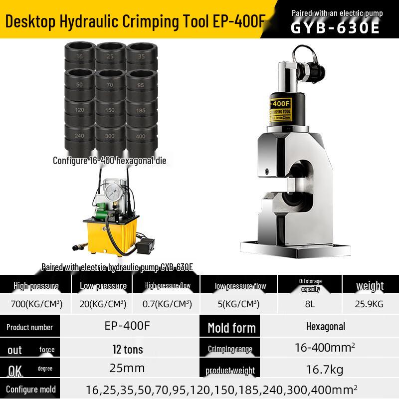 Гидравлический обжимной инструмент DAXTE, комплект