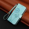 Leather Wallet Flip Case For OPPO A57S A77 A15 A15S A16 A16S A54S A17 A96 4G 5G Dandelion Embossed Design, Card Slots, Wrist Strap