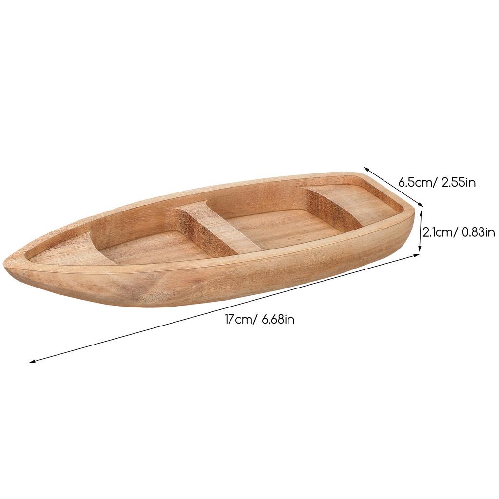 Wooden Small Classic Natural Boat Nautical Party Decorations Unfinished Canoe DIY Craft Wooden Sailboat Decor Sailboat