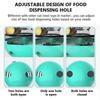 2025 Latest Model Adjustable snacks cat food container fun tumbler pet slow food