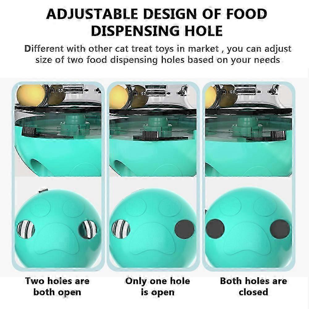 2025 Latest Model Adjustable snacks cat food container fun tumbler pet slow food