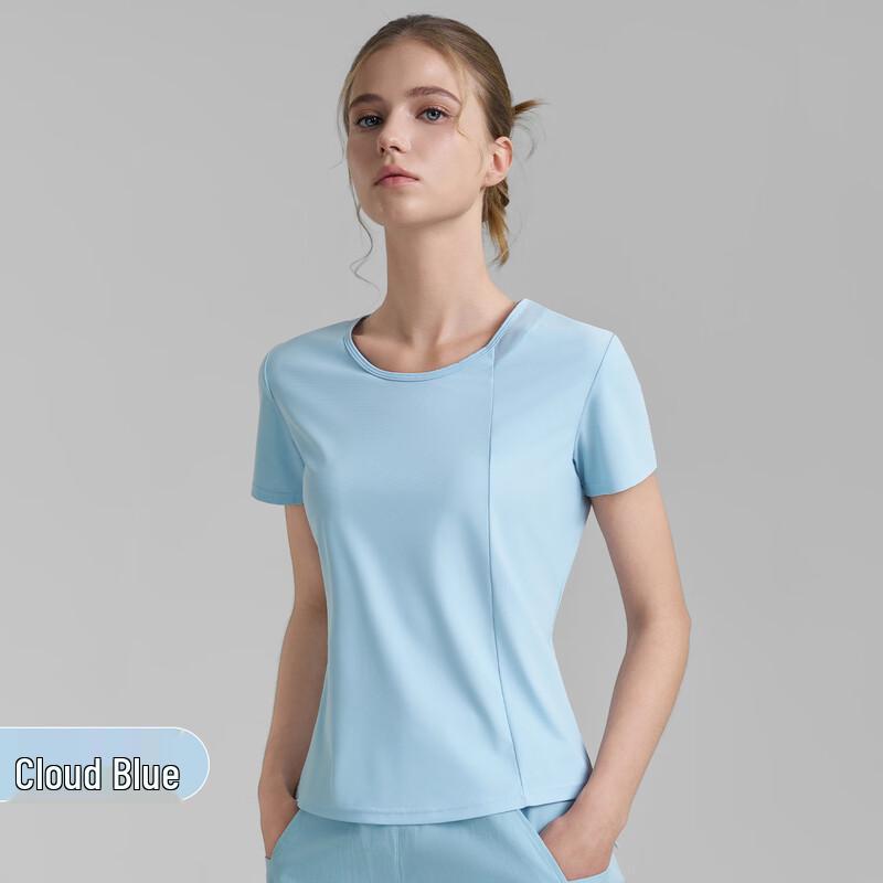 WEZHO Women s Yoga Mesh Short Sleeve T-Shirt